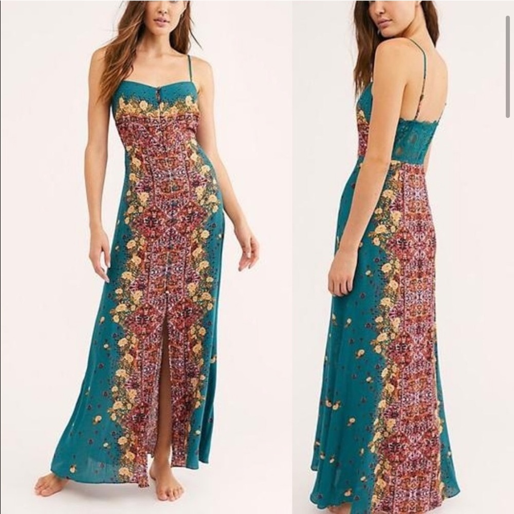 FREE PEOPLE Morning Song Maxi Dress | Jade Boho